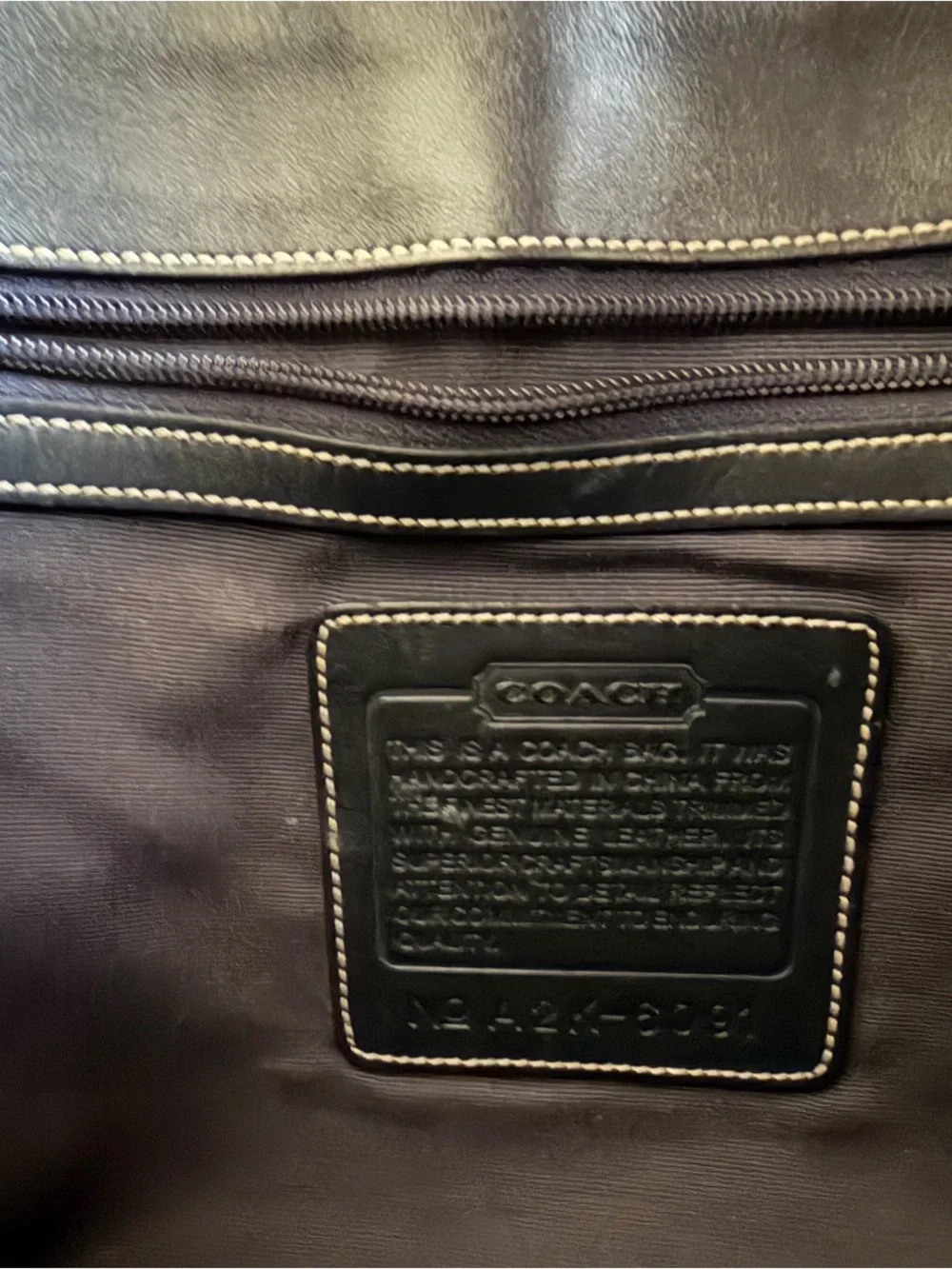 Vintage Coach Y2K Hampton Clip Hobo Bag